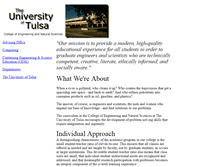 Tablet Screenshot of hpserv.utulsa.edu