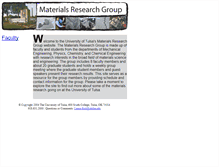Tablet Screenshot of materials.utulsa.edu