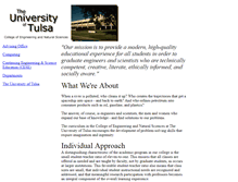 Tablet Screenshot of ecrc.utulsa.edu