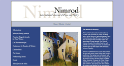 Desktop Screenshot of nimrod.utulsa.edu